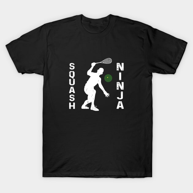 Squash Ninja T-Shirt by atomguy